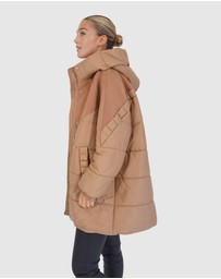 Belle & Bloom - Say It Again Quilted Jacket - Camel
