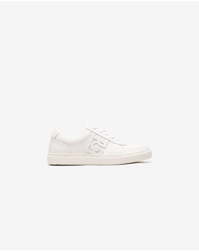 Calibre - Monogram Leather Sneaker White