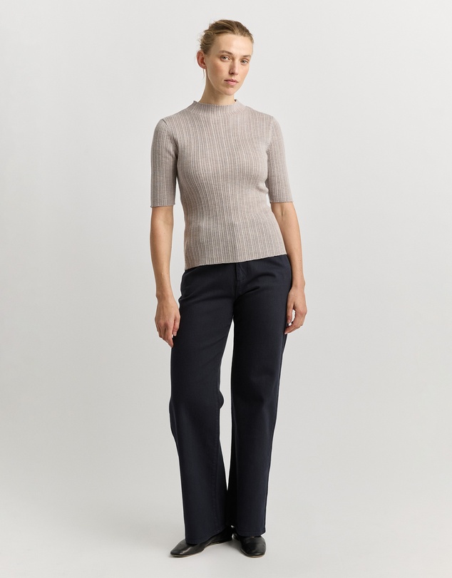 Toorallie - Variegated Rib Top