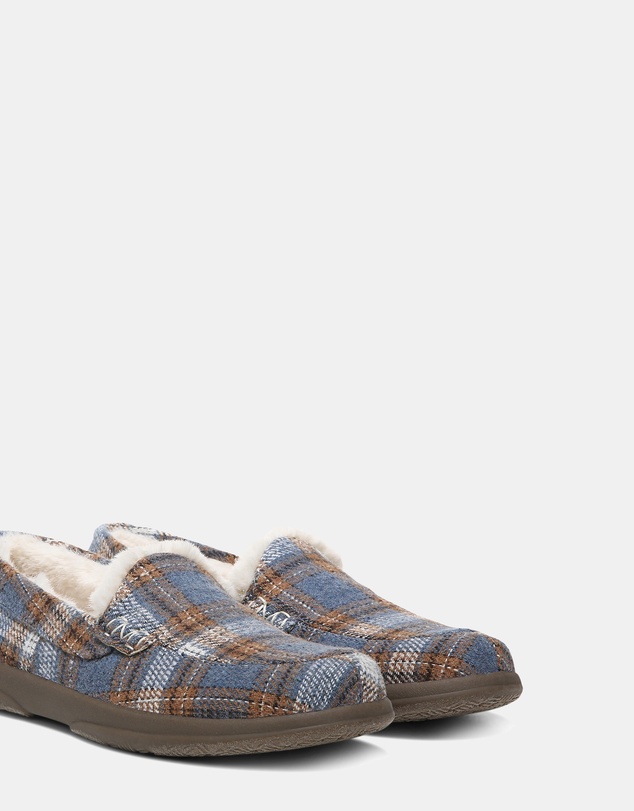 Vionic - Lynez Slipper - Blue Plaid