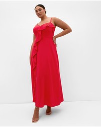 City Chic - Catalina Ruffle Maxi Dress