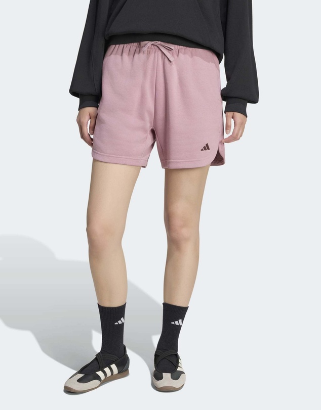 adidas Sportswear - 3 Stripes Studio Fleece Loose Shorts Womens