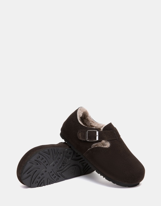 EVERAU - EverAU Ugg Hazora Cow Suede Upper Loafer Oxfords Flats