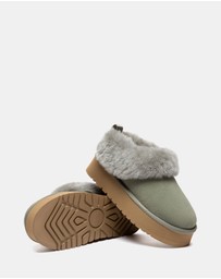 EVERAU - Australian Shepherd Ugg Glacial Cow Suede Upper UGG Boots