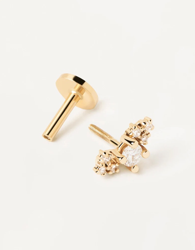 PDPAOLA - Diamonds and Gold Amelie Single Earring