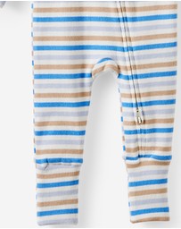 Cotton On Kids - Growie Long Sleeve Zip Romper