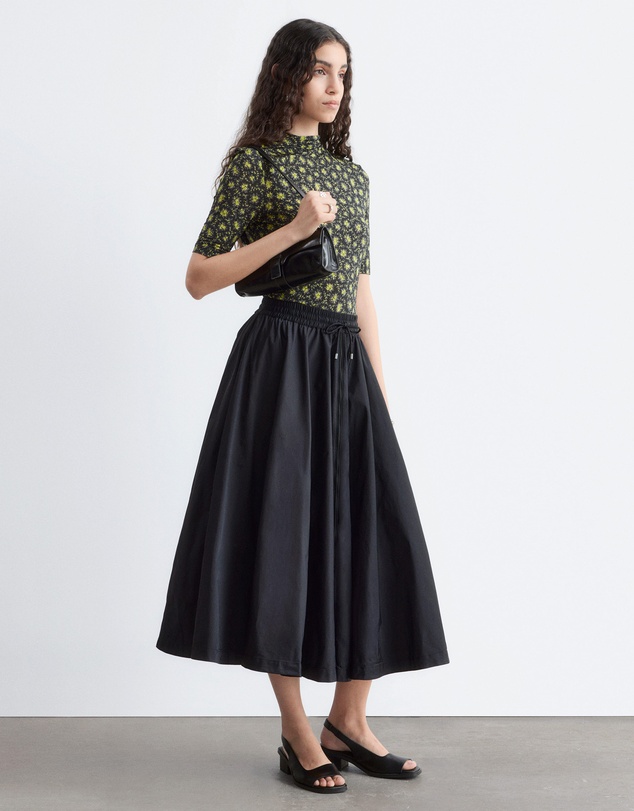& Other Stories - Voluminous Drawstring Midi Skirt