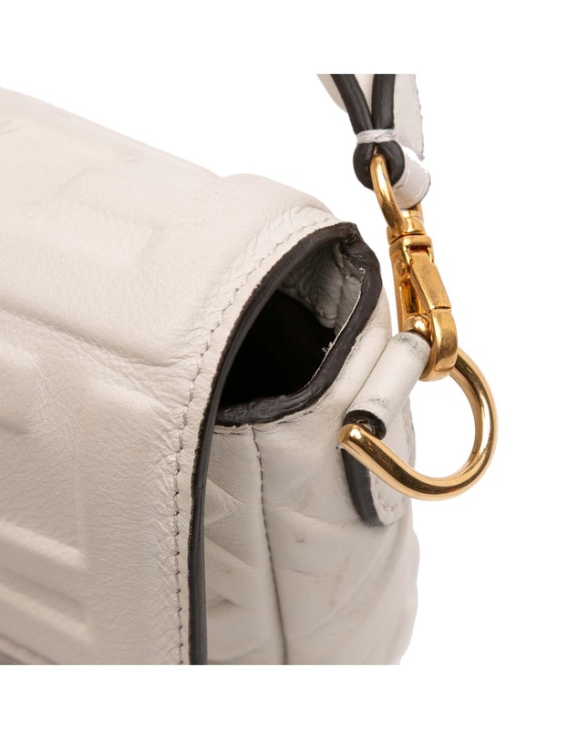 Pre-Loved by Azura Reborn - Pre-Loved Mini Zucca Embossed Leather Baguette Satchel
