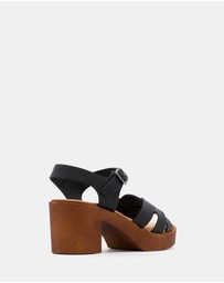BioNatura - Verna Leather Platform Heels