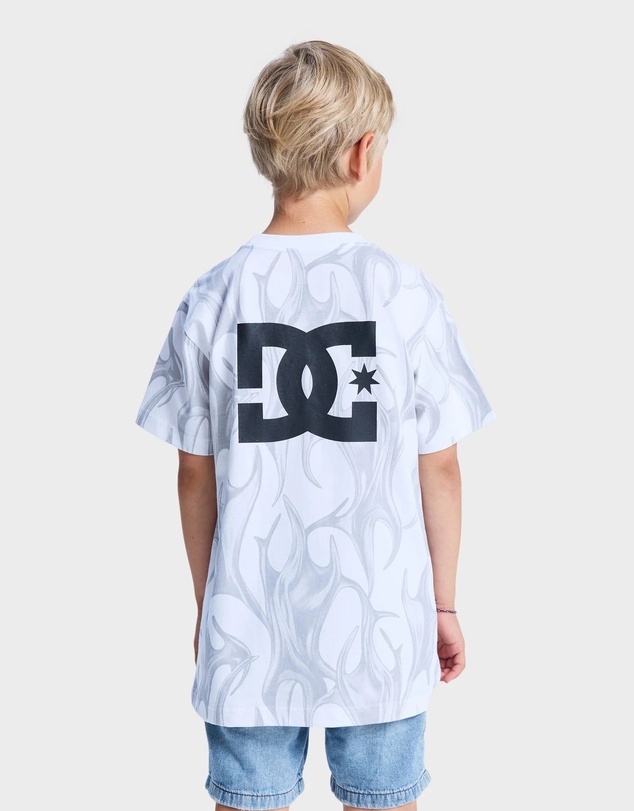 DC Shoes - Boys 10 to 16 Liquid Fuego Short Sleeve T-Shirt