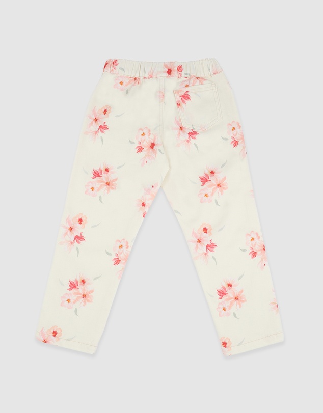 Bebe by Minihaha - Emmy Petal Pull On Jeans 3-7 Yrs
