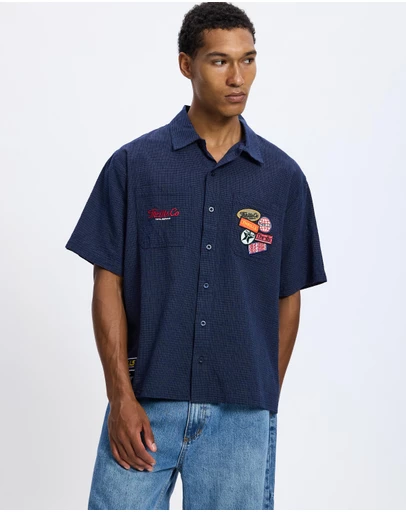 Thrills - Total Service Cropped Short Sleeve Work Shirt