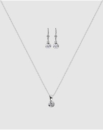 Elli Jewelry - Jewelry Set with Stones Zirconia 925 Sterling Silver