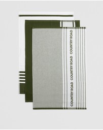 Country Road - Aeri Australian Cotton Tea Towel Pack Of 3