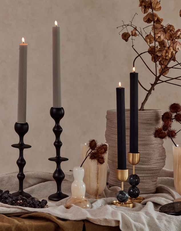 Black Blaze - Infinity Candle Holder