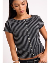 Insight - Charli Button Up Top