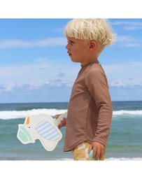 Sunnylife - Kids Velcro Beach Bats Sammy the Seagull Blue Stripe