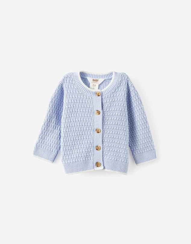 Cotton On Kids - Baby Organic Blend Knit Cardigan