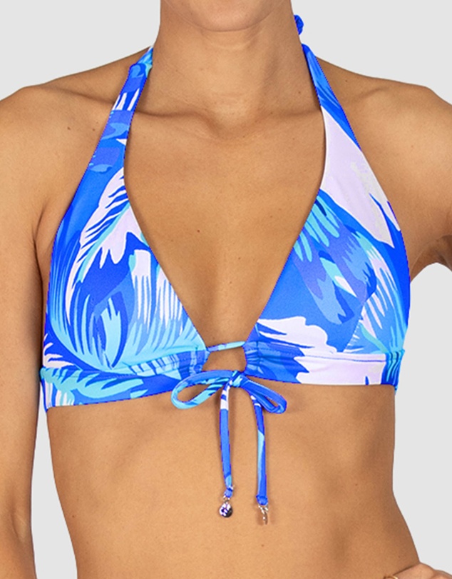 Baku Swimwear - Kokomo Longline Halter Bikini Bra Top