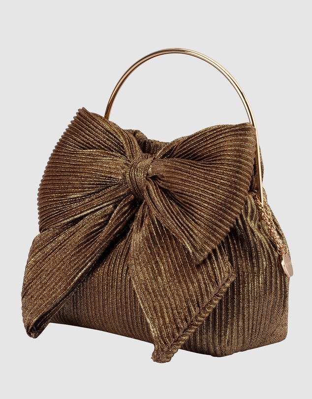 Olga Berg - Elise Pleated Top Handle