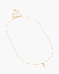 Lovisa - Waterproof Gold Plated Stainless Steel Cubic Zirconia Sagittarius  Zodiac Sign Necklace
