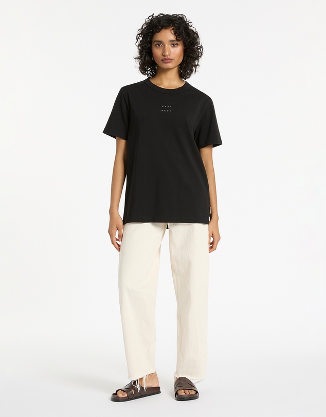 Status Anxiety - Feels Right T-Shirt With Logo