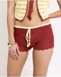 Subtitled - Matilda Crochet Hot Shorts