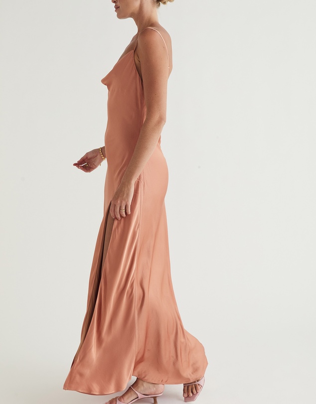 MOS The Label - Calista Cowl Neck Midi Dress