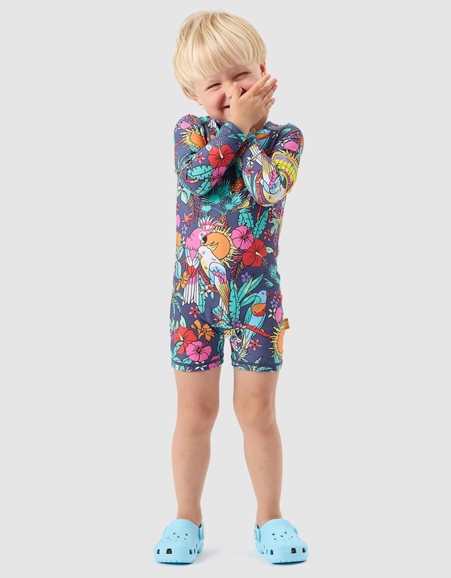 Goldie + Ace - Paradise Short Leg Swimsuit - Babies-Kids