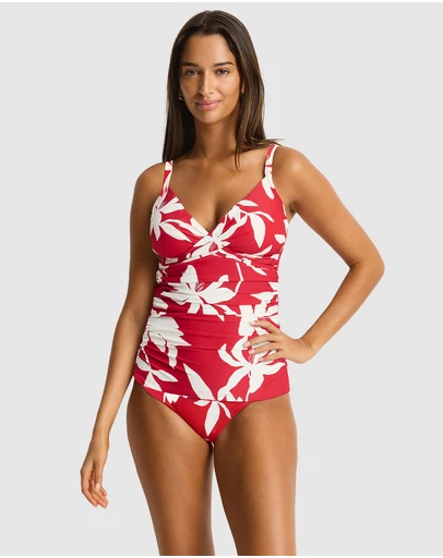 Sea Level Australia - Leilana Cross Front Scoop Back Tankini