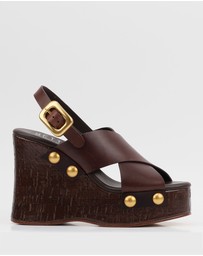 Betts - Sia Crossover Platform Wedges