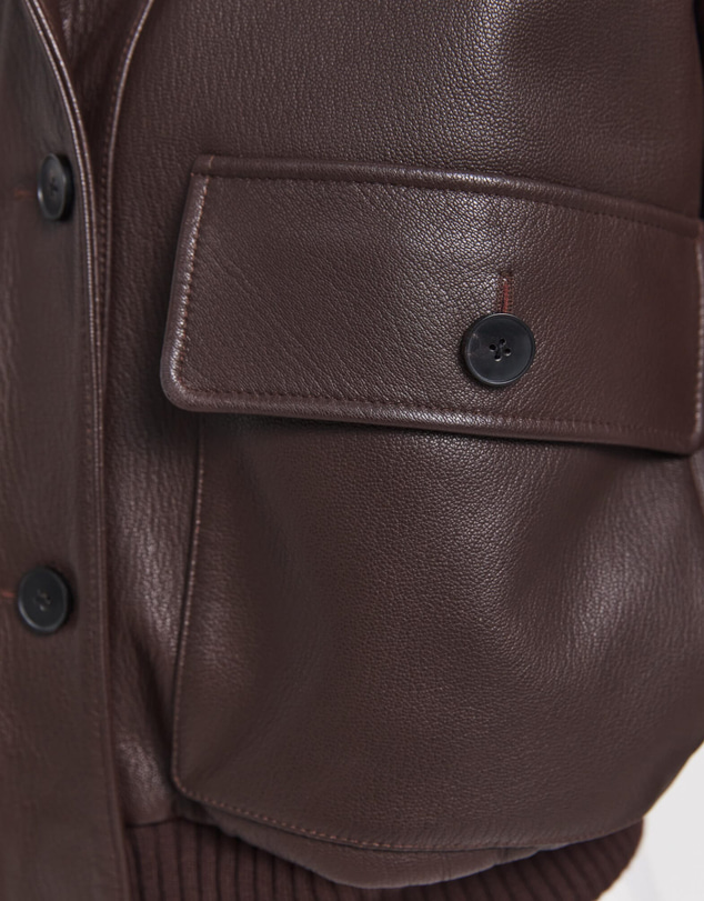 SABA - Elyse Leather Bomber