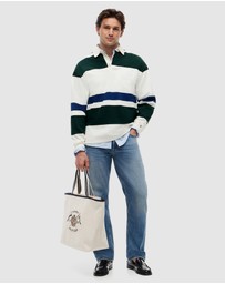 Tommy Hilfiger - Stripe Relaxed Rugby Shirt