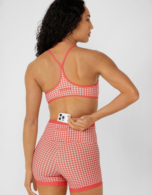 Lorna Jane - Coucou Gingham Sports Bra