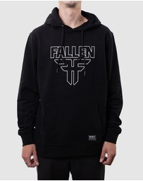 Fallen Footwear - Fallen Footwear Men Peak Jacket Enzymatic/Jumper Regular Fit Black