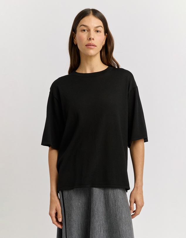 Toorallie - Extrafine Relaxed Knit Tee