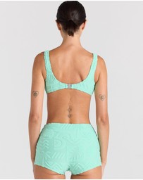 Poolside Paradiso - Mai Tai Shorty Bikini Bottom -Mint