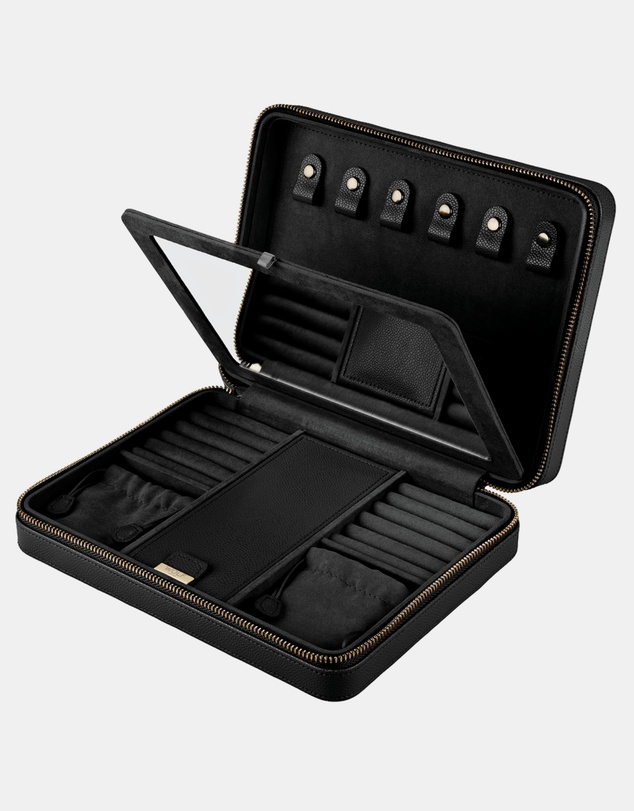 Wolf - WOLF Lauren Large Zip Case Black