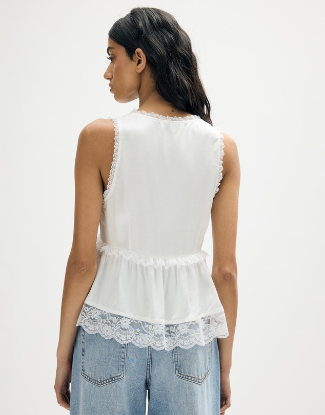 Minima Esenciales - Elina Lace Trim Top
