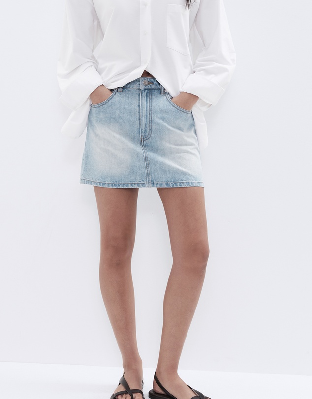 UNISON - Denim Mini Skirt
