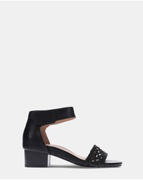 Mia Vita - Kath Heeled Sandal - Black