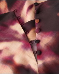 M.N.G - Tie-Dye Turtleneck Blouse