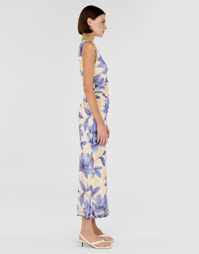 Staple the Label - Fleur Mesh Midi Dress