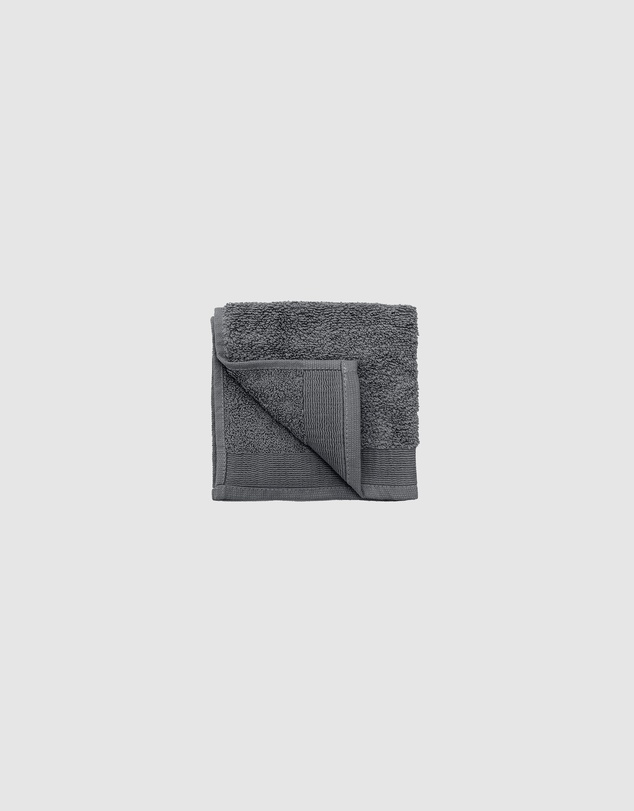 Bambury - Elvire Face Washer 33x33cm Pewter