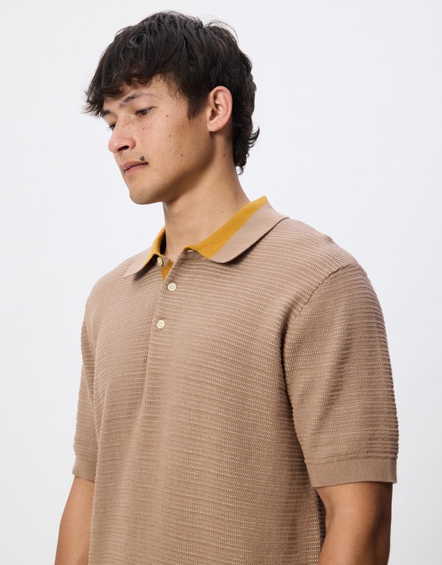 Scotch & Soda - Structured Knitted Regular Fit Polo