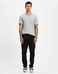 Surrounded By Ghosts - The Hafnon Slim Drawstring Denim Pants