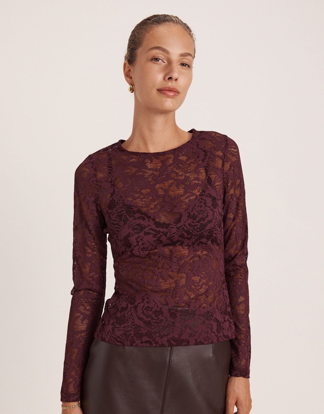 SABA - Stella Long Sleeve Lace Top