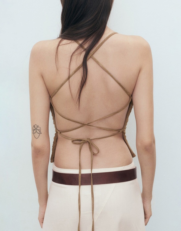 M.N.G - Open Back Cotton Top