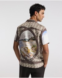 Calibre - Monte Carlo Silk Shirt Natural