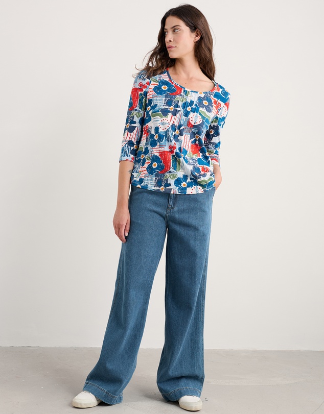 Seasalt - Seasalt Cornwall Multi Penhollow Top